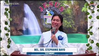 JMCIM testimony beloved sister Stephanie Bayo  A former nun scholar [upl. by Halas802]