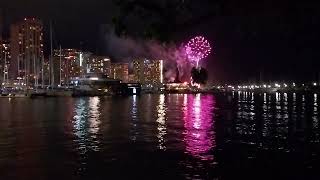 Waikiki Friday Fireworks 🎉✨Honolulu🎇Hawaii🎆 [upl. by Ormond79]