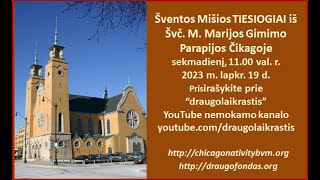 19November2023 Holy Mass at Nativity BVM in Lithuanian [upl. by Nhguav]