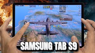 Samsung Tab S9 test game PUBG Mobile 120 FPS 2024  Snapdragon 8 Gen 2 [upl. by Nelrsa]