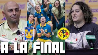 TREMENDAS REACCIONES Ángel Villacampa Milagros Martínez  Tigres vs América Femenil [upl. by Dorotea756]