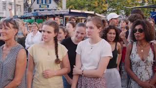 Flashmob Verdi ‹Dies Irae› von Gymchöre Liestal und Muttenz amp Sinfonieorchester Basel [upl. by Adnarb16]