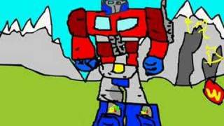 Optimus Prime Saves McDonalds Transformers Animation [upl. by Ahab]