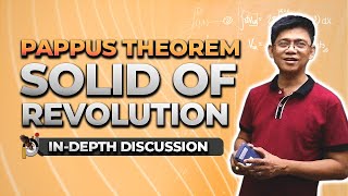 Pappus Theorem Solid of Revolution  Integral Calculus [upl. by Holds948]