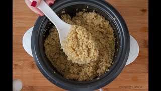 ¿Cómo cocinar quinoa en olla arrocera [upl. by Ulani]