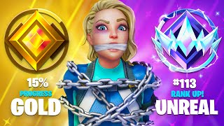 Gold to Unreal Solo vs Duos Ranked Speedrun [upl. by Anicul698]