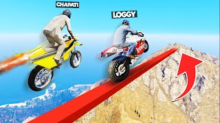 LOGGY TRIED ULTIMATE MEGA RAMP CHALLENGE  GTA 5 [upl. by Yracaz]