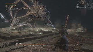 Bloodborne  Ultimate Caster Build  fight against Amygdala chalice [upl. by Ardnuasak]