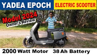 Yadea EPOCH Electric Scooter Model 2024 Review amp Ride [upl. by Norud927]