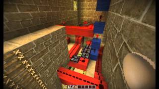 Minecraft Tutorial fully automatic chicken farm and cooker [upl. by Etireuqram]