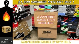 Unboxing 2 Different Sneaker Mystery Boxes from Resellers  1500 Were they worth it [upl. by Ytima638]