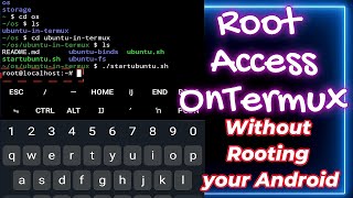 How to Get ROOT Access in Termux Without Rooting your Android  roottermux [upl. by Aronle195]