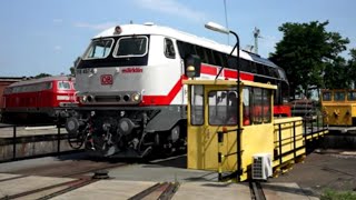 218 497 wird im DB Werk Cottbus vorgestellt [upl. by Moor]