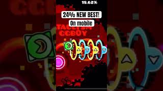 Cataclysm 24 mobile iOSmaken quick work fr fr geometrydash gd [upl. by Weathers146]