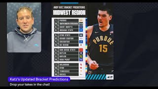 Bracketology Second March Madness mens bracket predictions of 2024 [upl. by Tor]