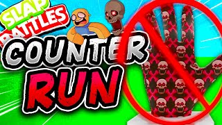 HOW to COUNTER the RUN Glove💀 Slap Battles Roblox [upl. by Eiramit]