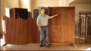 How much is corrugated steel fencing An educational video by Affordable Fence and Gates [upl. by Jethro]