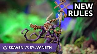 Skaven vs Sylvaneth  NEW RULES  Age of Sigmar Battle Report [upl. by Aninay]