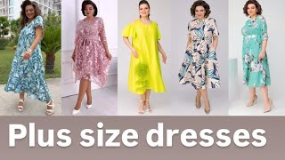 TRENDY SUMMER DRESSES PLUS SIZE 2024 [upl. by Lienet]