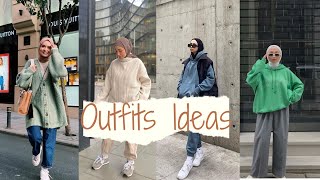 Autumn Outfit Ideas 🍁 Hijab Styles 2022 [upl. by Altis]