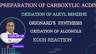 PREPARATION OF CARBOXYILC ACIDS II ALDEHYDE KETONEamp CARBOXYLIC CLASS 12TH CHEMISTRY CBSE BOARD 2025 [upl. by Tandi]