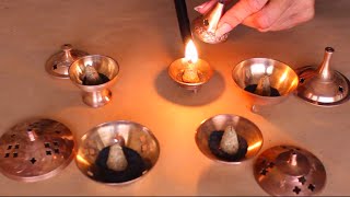 Burning Resin Incense Without Charcoal Made Easy [upl. by Naened]