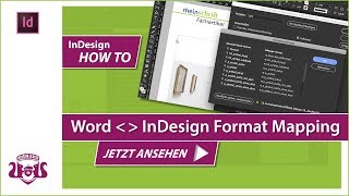 Word Template mit InDesign Formaten erstellen  InDesign HOW TO [upl. by Meredeth943]