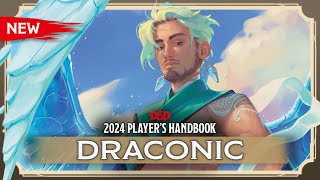 Sorcerer Draconic  2024 Players Handbook  DampD [upl. by Annayehc]