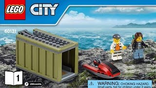 Lego City Crooks Island Set 60131 Instructions DIY Book 1 [upl. by Esinert]