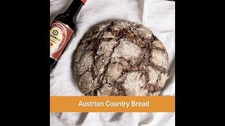 Recipe Austrian Country Style Bread [upl. by Velda]