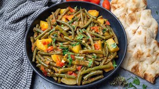 Greek Green Beans Fasolakia [upl. by Nohsram]