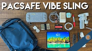 pacsafe Vibe 325 Crossbody Sling Bag Review and Full Walkthrough [upl. by Sidwohl]