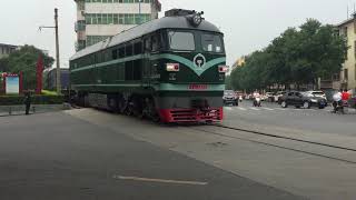 China railway  Locomotive crossing [upl. by Patrice]