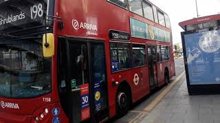 T158 LJ60AVF on Route 198 passing by heading towards Shrublands Bramble Close [upl. by Larena]