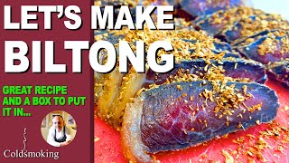 5 DAY Biltong  Full Tutorial  PLUS Building a Biltong BOX [upl. by Elam]