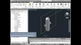 AutoCAD MEP 2013 New Revolve Modifier in Content Builder [upl. by Niroc]