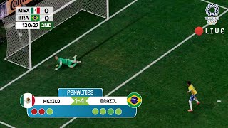 adu penalti  MEXICO VS BRAZIL 00  Tokyo Olympics semifinals 2021  mexico vs brazil LIVE [upl. by Liek]