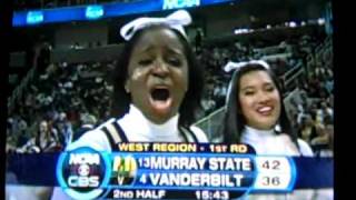 Vanderbilt Cheerleaders on CBS  the NCAA Tournament [upl. by Sidwohl605]