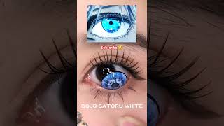 Gojo sataru white eye makeup eyes eyelashes blue eyes art makeup shorts [upl. by Dorothea]