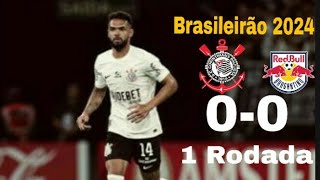 CORINTHIANS 00 BRAGANTINO1RODADA BRASILEIRÃO PPSSPP [upl. by Berna]