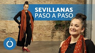 PASOS Básicos de SEVILLANAS para PRINCIPIANTES 💃 Paseillo y Pasada [upl. by Harwilll]