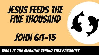 Jesus Feeds the Five Thousand John 6115 Explained [upl. by Orlina]