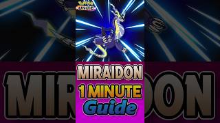 Pokemon Unite Miraidon Build 💪 Stats and Passive Ability pokemon miraidon pokemonunite [upl. by Anamuj]