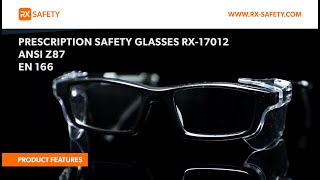 Prescription Safety Glasses RX17012  ANSI Z87 and EN 166  RX Safety [upl. by Eitteb]