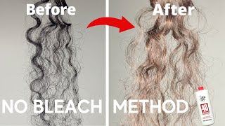 How To Dark To Light Brown Hair in ONE STEP  NO BLEACH Method TESTED Results [upl. by Brigida404]