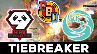 TIEBREAKER DECIDER TO WINNERS BRACKET  9PANDAS vs BEASTCOAST  BB DACHA 2023 DOTA 2 [upl. by Jauch]