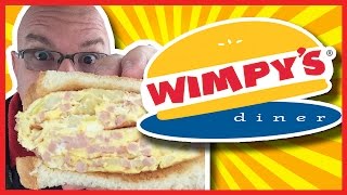 Wimpys Diner Super Western Sandwich Review [upl. by Wandy]