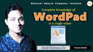 Complete WordPad in a single Video wordpad [upl. by Retsim]