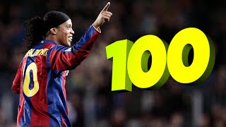 Top 100 Goals Scored By Legendary Football Players [upl. by Mehitable]