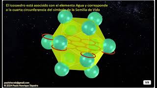 Fruto de la vida  icosaedro  Geometría Sagrada [upl. by Allicsirp409]